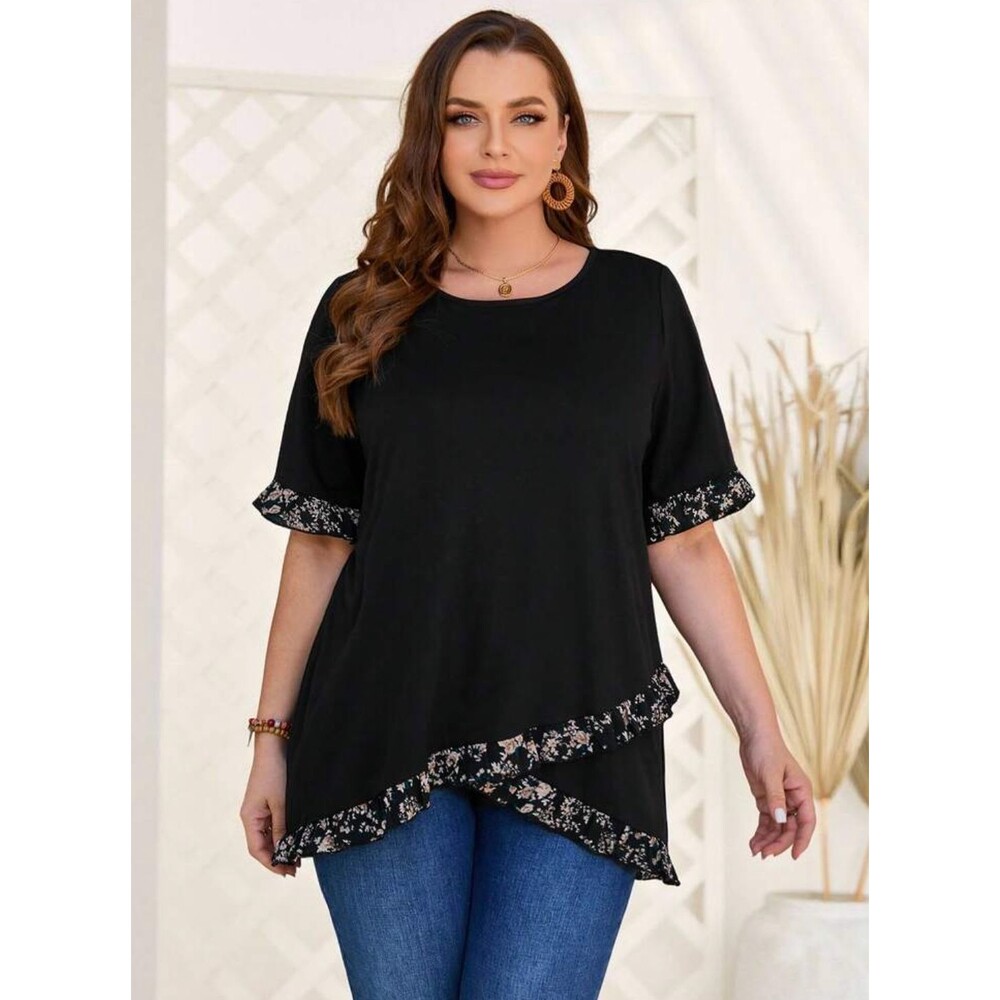 Bloomchic M 10 floral Tunic t-shirt top blouse
